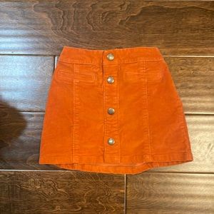Corduroy Skirt -toddler girl 4t